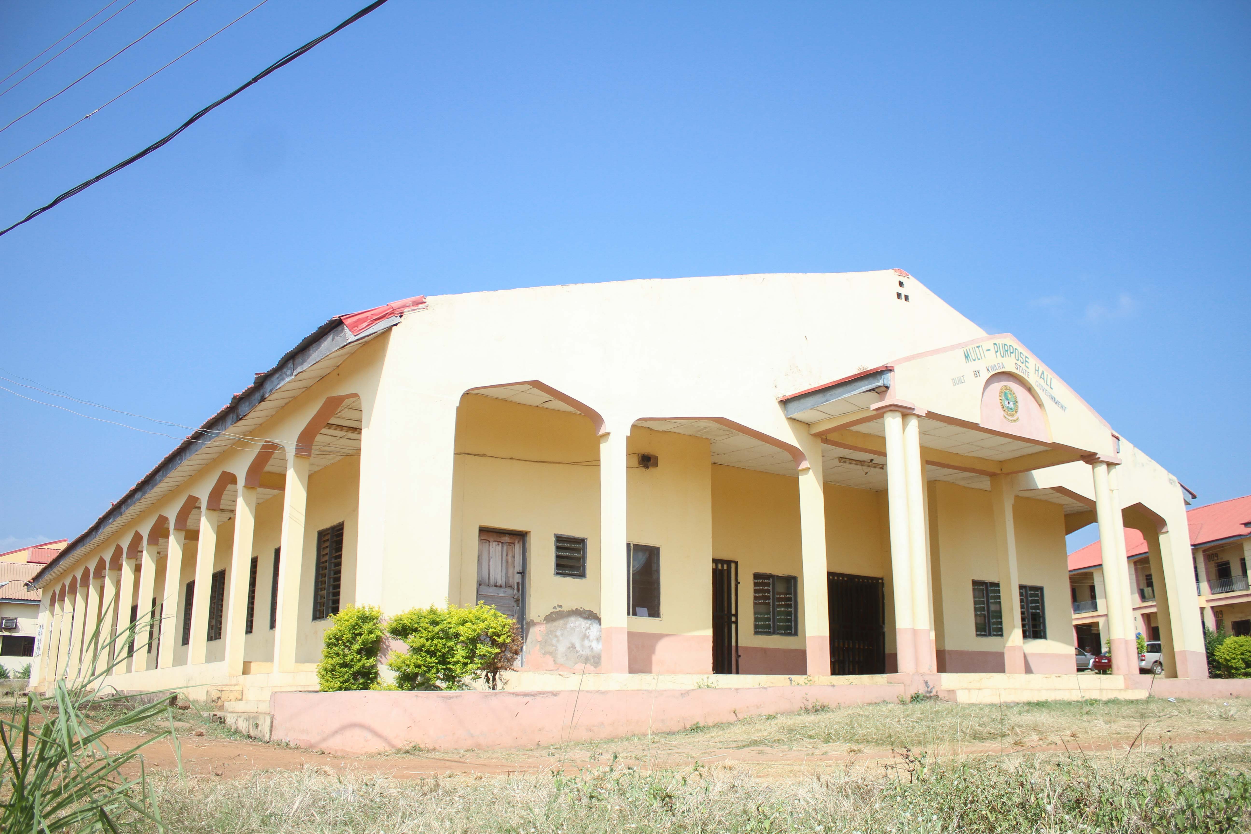 College Multi-purpose Hall Front and Side View