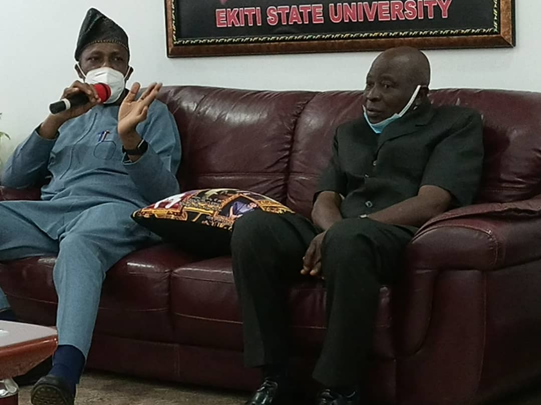 Dr Jimoh Ahmed Ayinla and Prof. Edward Olanipekun