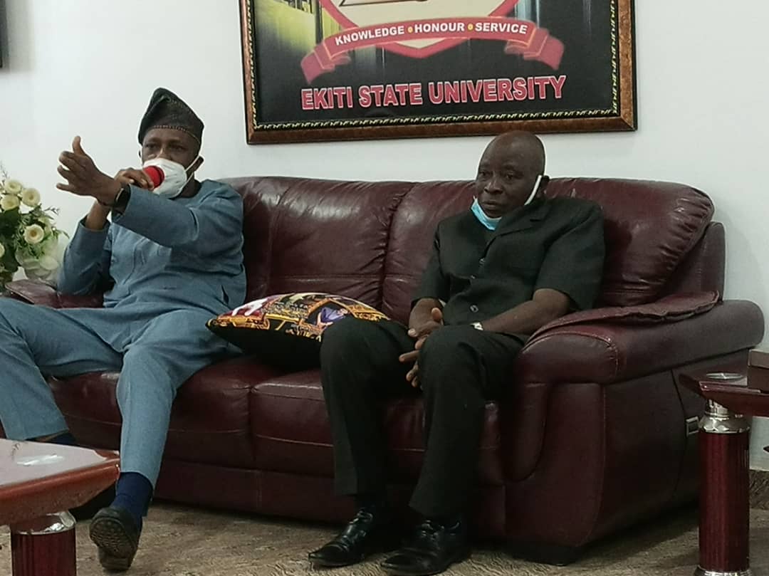 Dr Jimoh Ahmed Ayinla and Prof. Edward Olanipekun