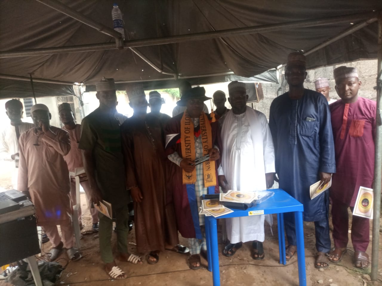 Ag. Provost Fetes Well-Wishers as He Holds Prayer on His PhD Award