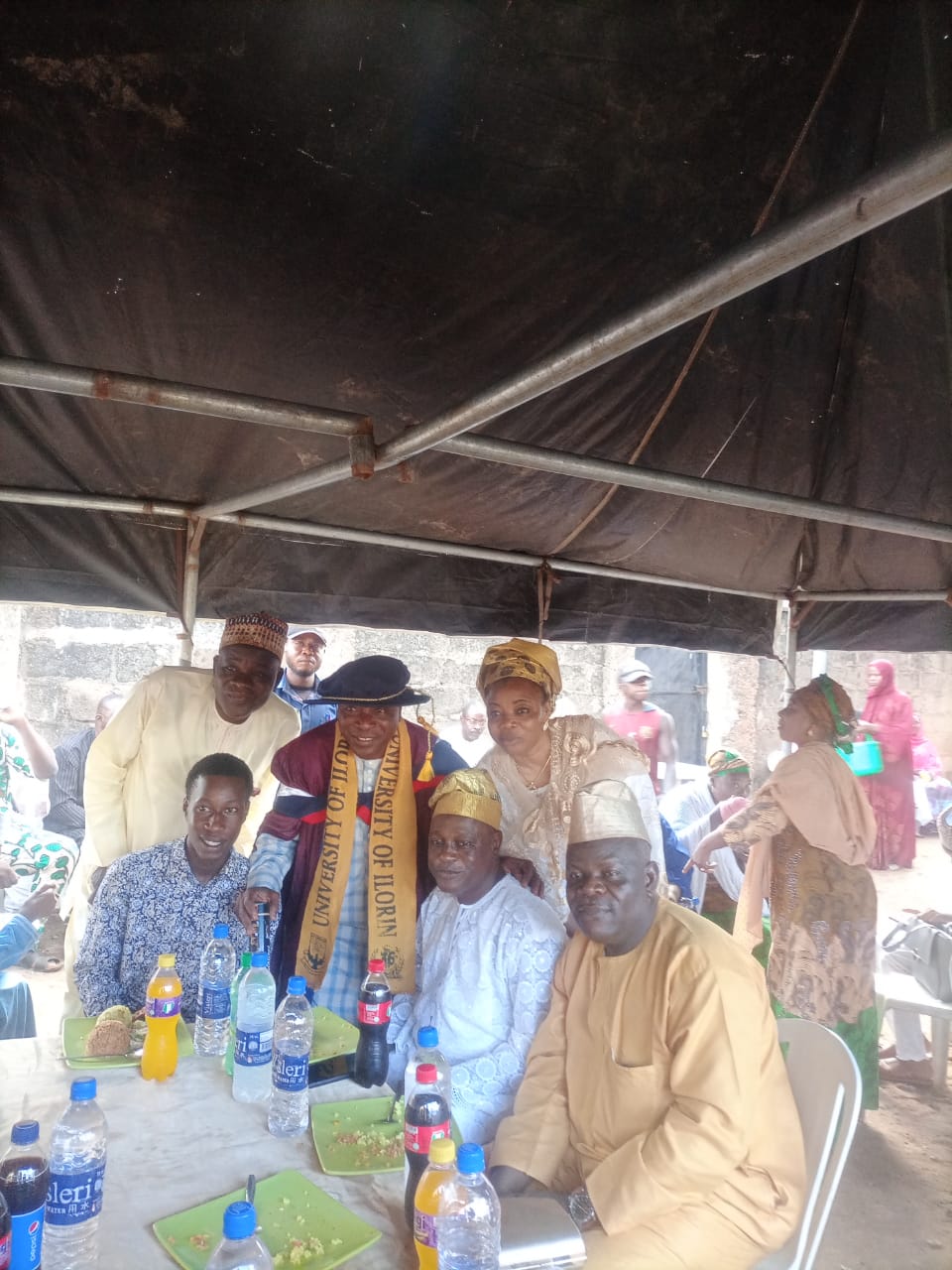 Ag. Provost Fetes Well-Wishers as He Holds Prayer on His PhD Award