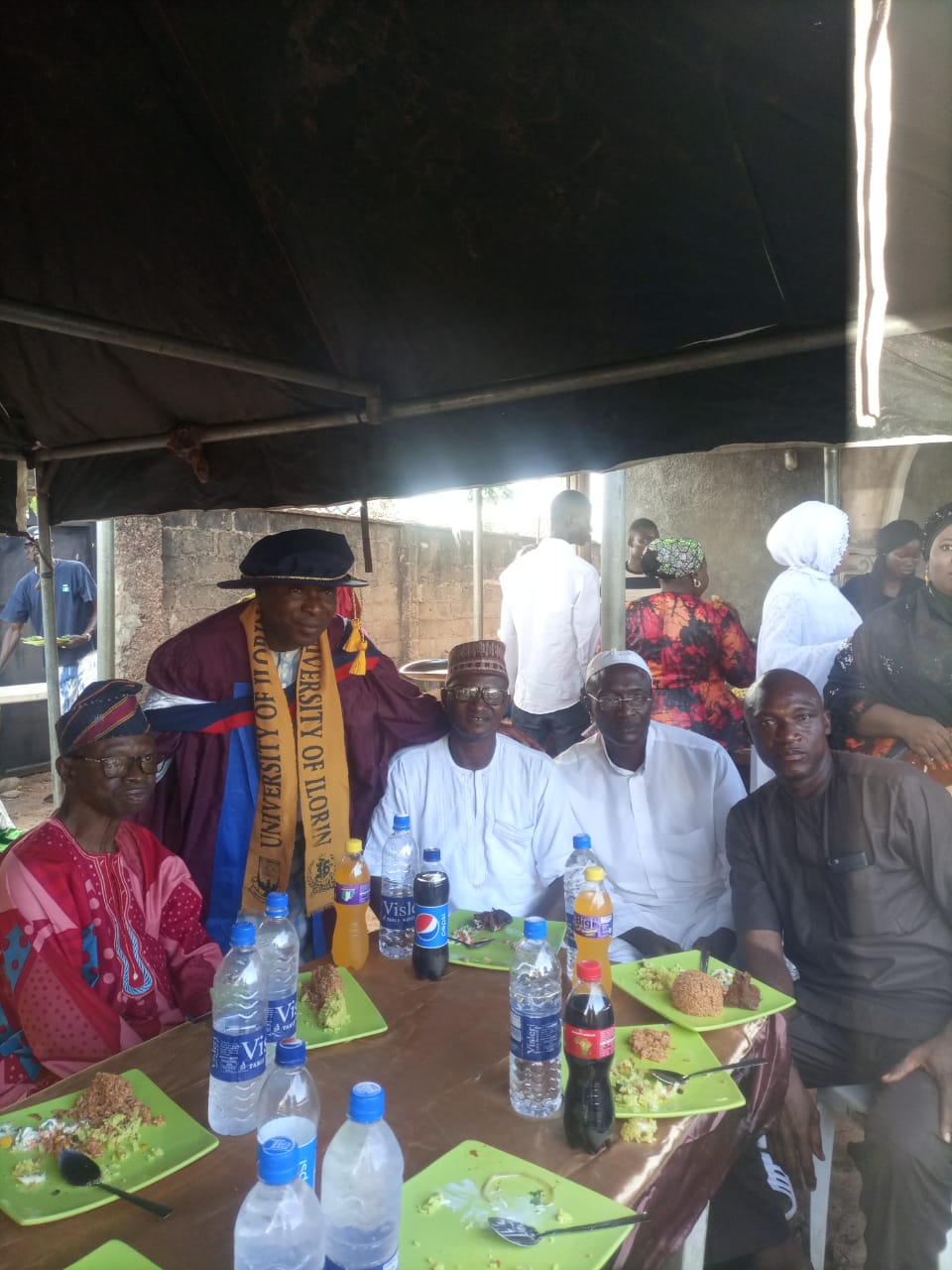 Ag. Provost Fetes Well-Wishers as He Holds Prayer on His PhD Award